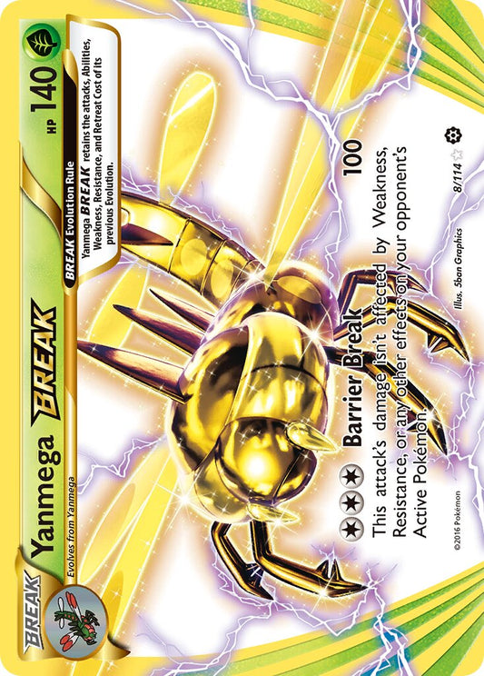 Yanmega BREAK - 8/114 - Rare BREAK