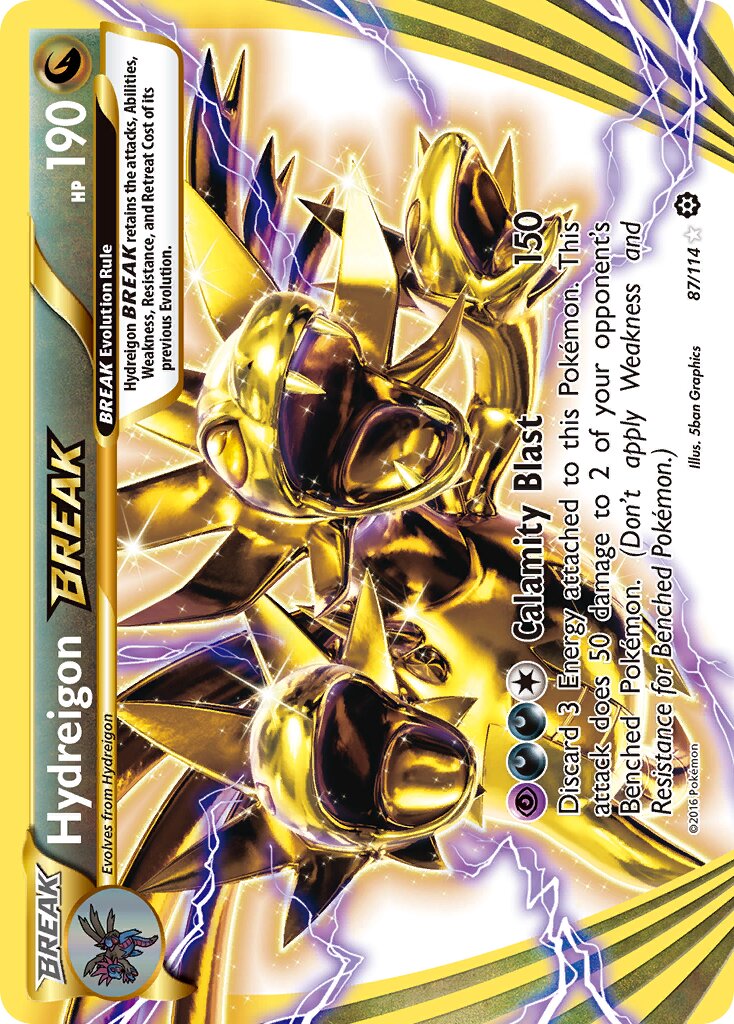 Hydreigon BREAK - 87/114 - Rare BREAK