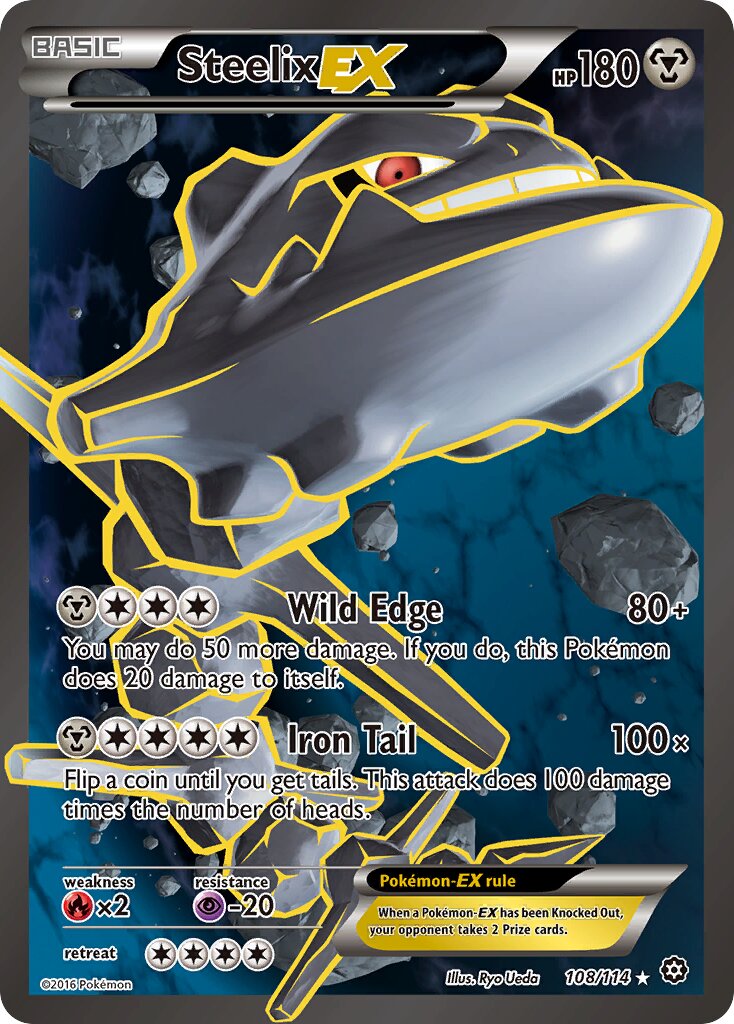 Steelix-EX - 108/114 - Rare Ultra