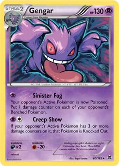Gengar - 60/162 (XY BREAKthrough) - 060/162 - Rare