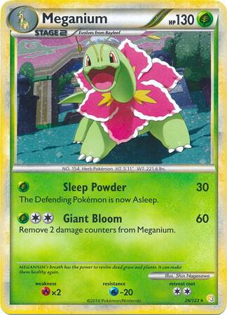 Meganium - 26/123 (Cosmos Holo) - 026/123 - Holo Rare