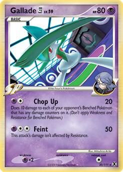 Gallade E4 - 20/111 (DPPt Rising Rivals) - 020/111 - Holo Rare