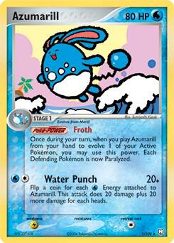 Azumarill - 1/109 (EX Team Rocket Returns) - 001/109 - Rare