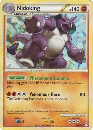 Nidoking - 6/102 (Cracked Ice Holo) - 006/102 - Holo Rare