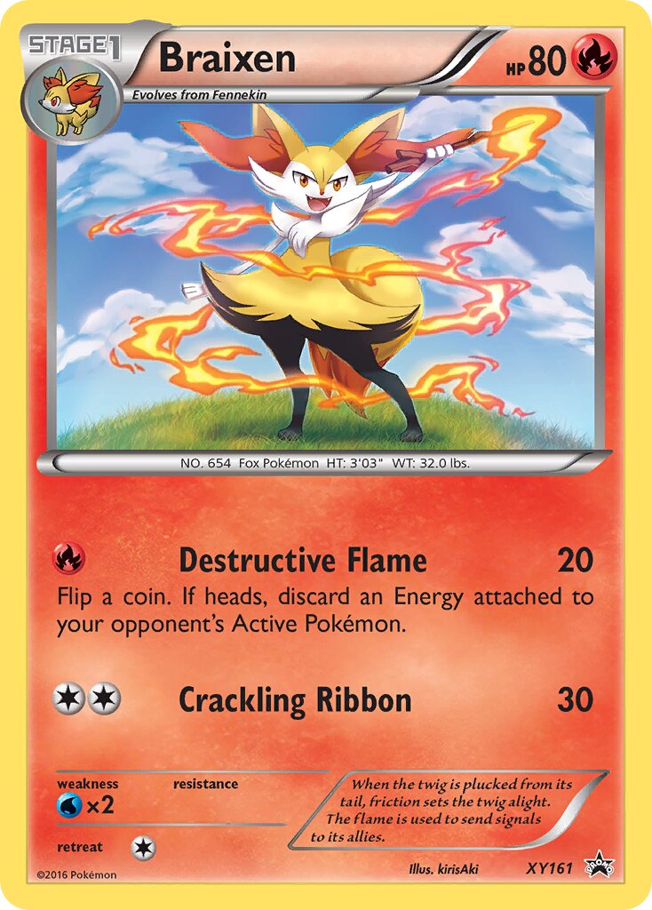 Braixen - XY161 - Promo