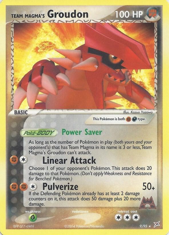 Team Magma's Groudon - 9/95 (EX Team Magma vs Team Aqua) - 009/095 - Rare