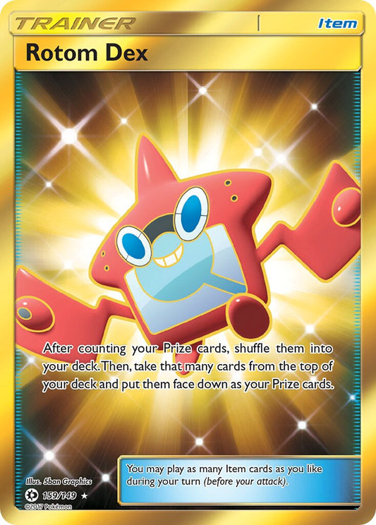 Rotom Dex - 159/149 - Rare Secret