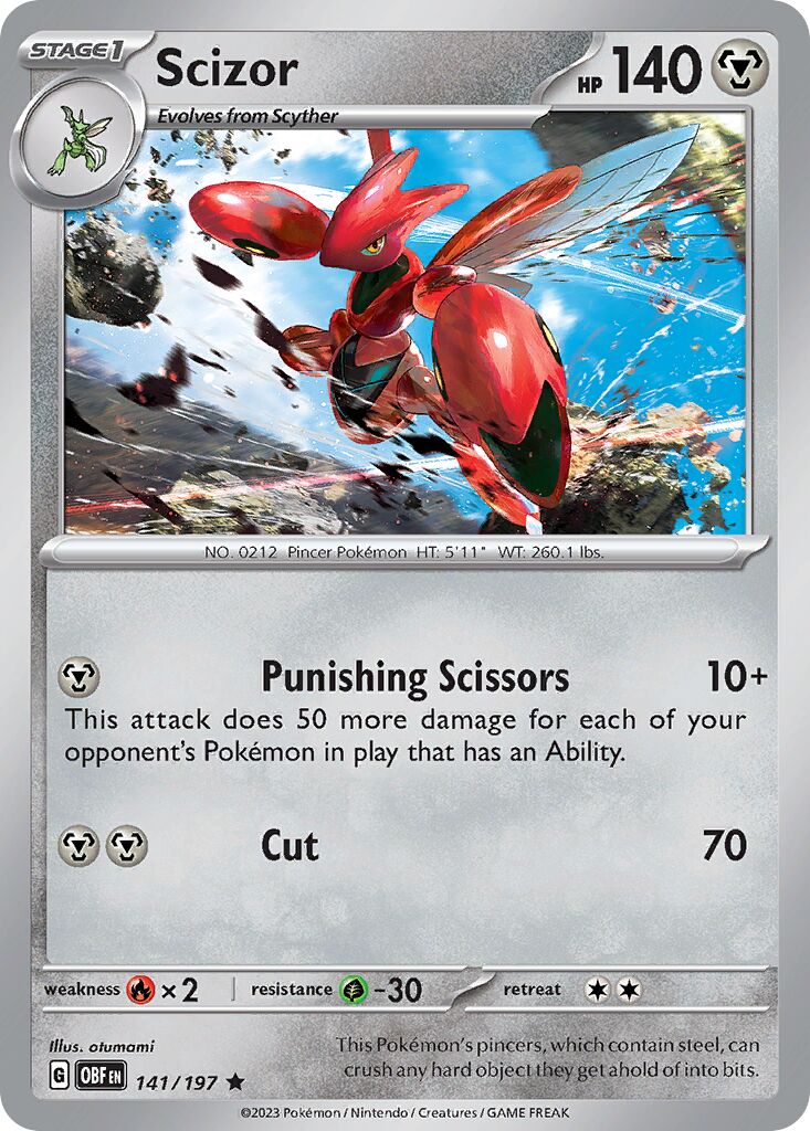 Scizor - 141/197 - Rare