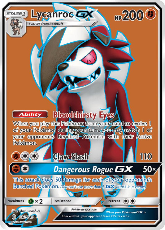 Lycanroc-GX - 138/145 - Rare Ultra