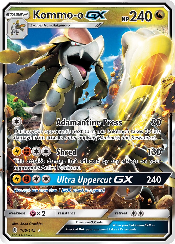 Kommo-o-GX - 100/145 - Rare Holo GX