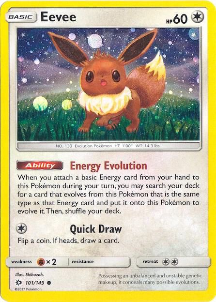 Eevee - 101/149 (Cosmos Holo) - 101/149 - Promo