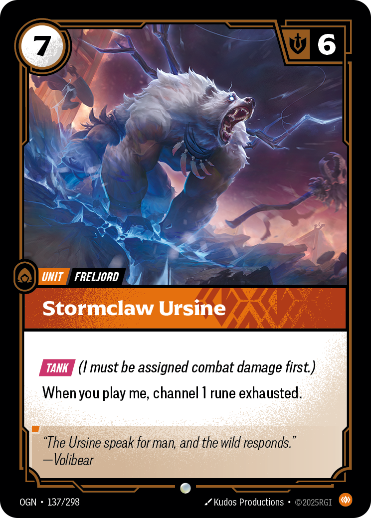 Stormclaw Ursine - 137/298 (Foil)