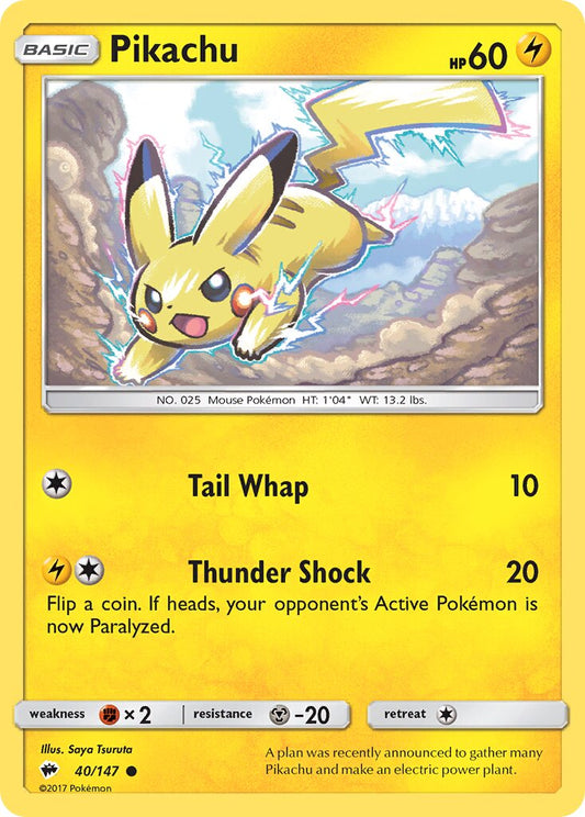 Pikachu - 40/147 - Common