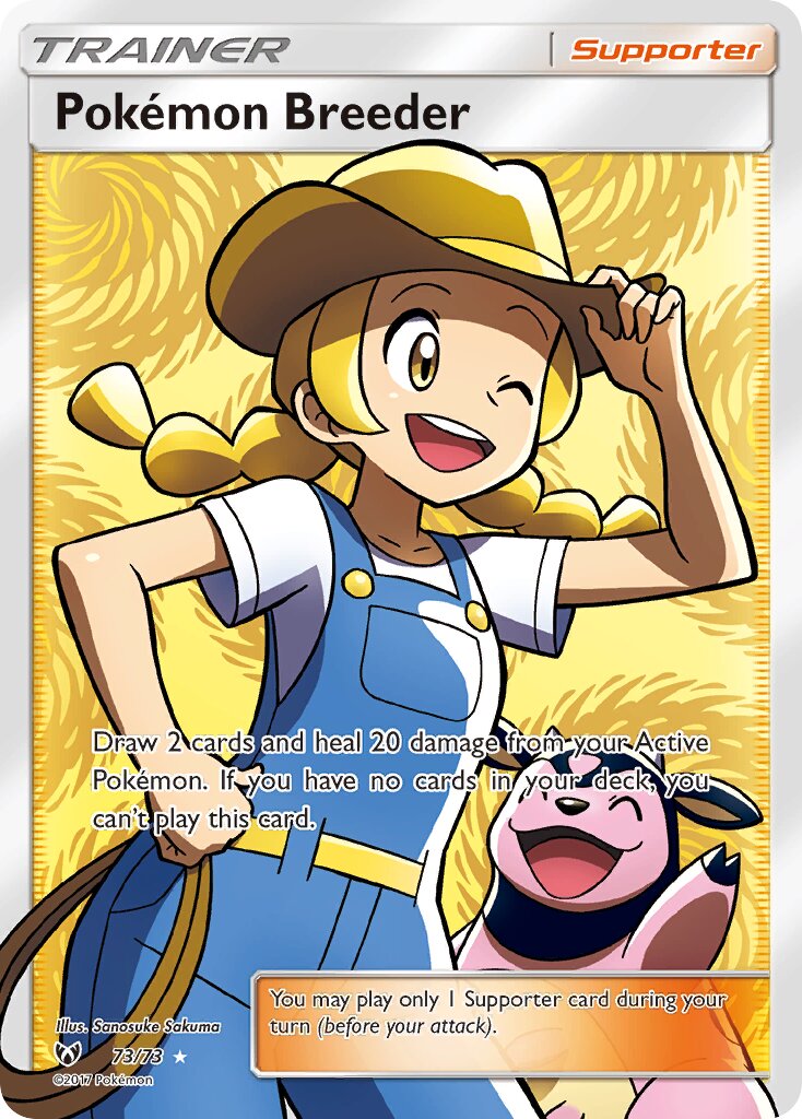 Pokémon Breeder - 73/73 - Rare Ultra