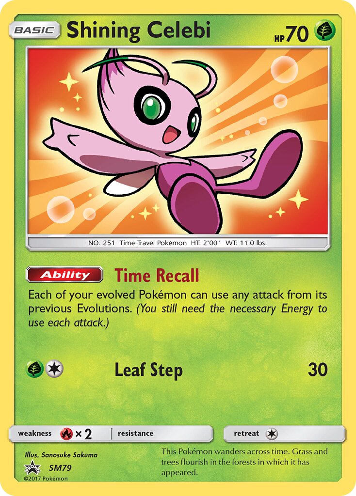 Shining Celebi - SM79 - Promo
