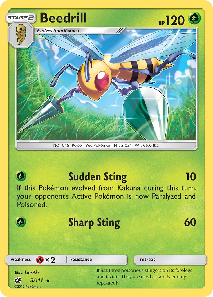 Beedrill - 3/111 - Rare