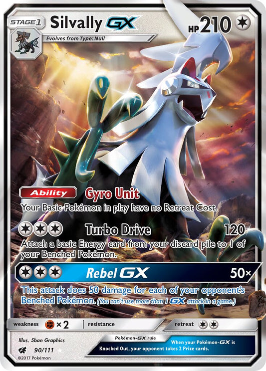 Silvally-GX - 90/111 - Rare Holo GX