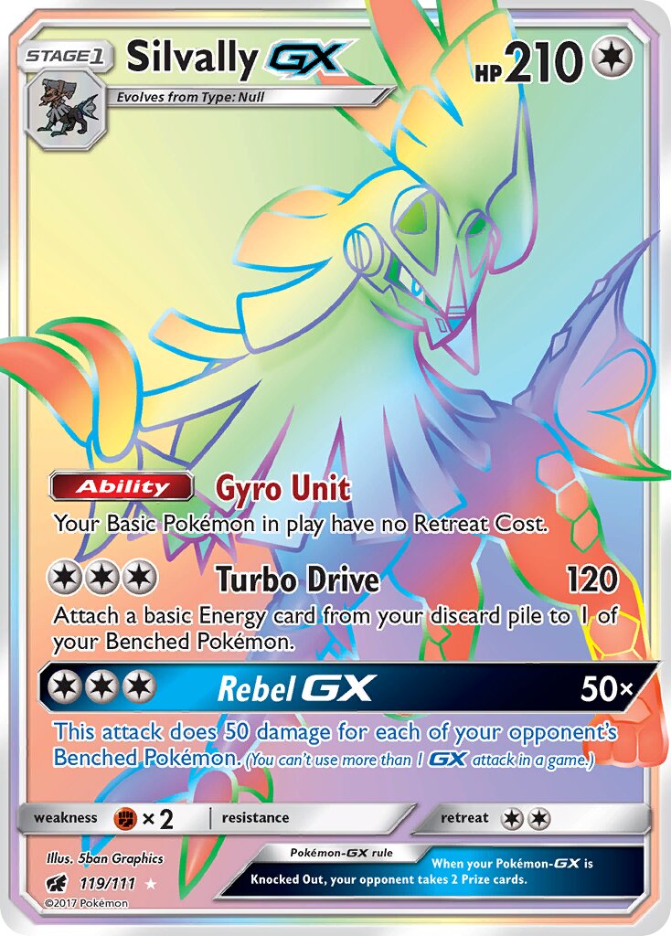 Silvally-GX - 119/111 - Rare Rainbow