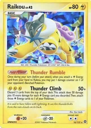 Raikou - 16/132 (Cracked Ice Holo) - 016/132 - Promo