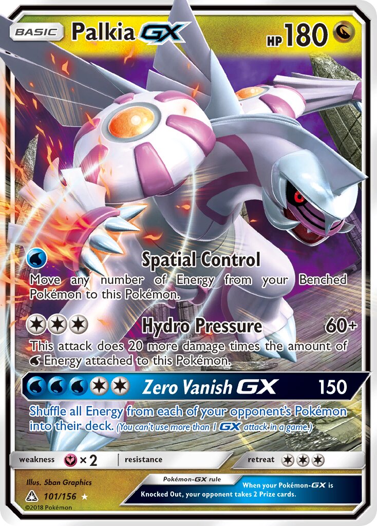 Palkia-GX - 101/156 - Rare Holo GX