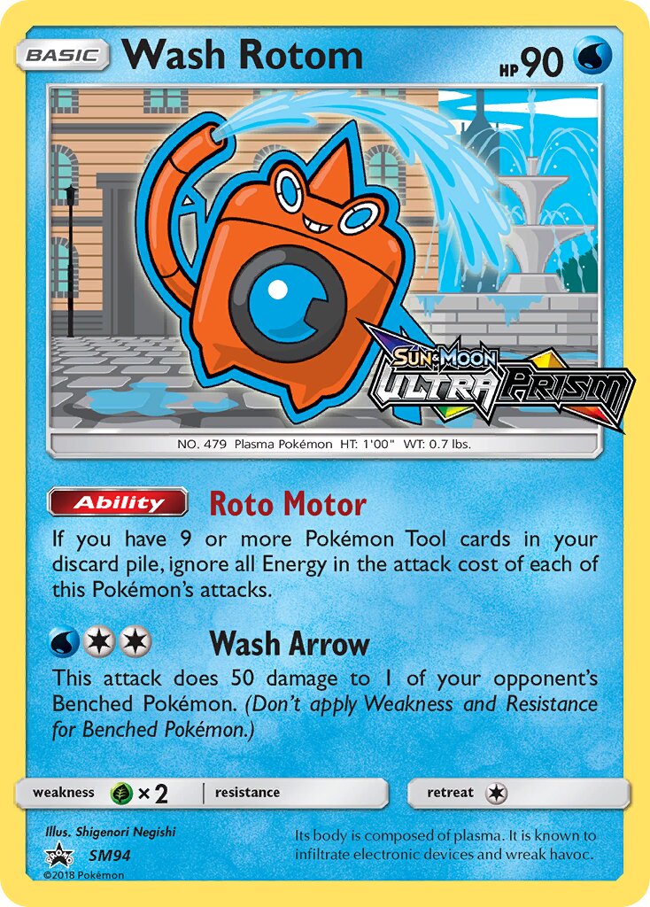 Wash Rotom - SM94 - Promo