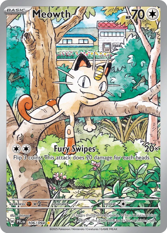 Meowth - 106/094 - Illustration Rare
