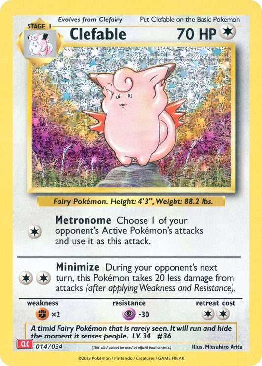 Clefable - 014/034 - Classic Collection