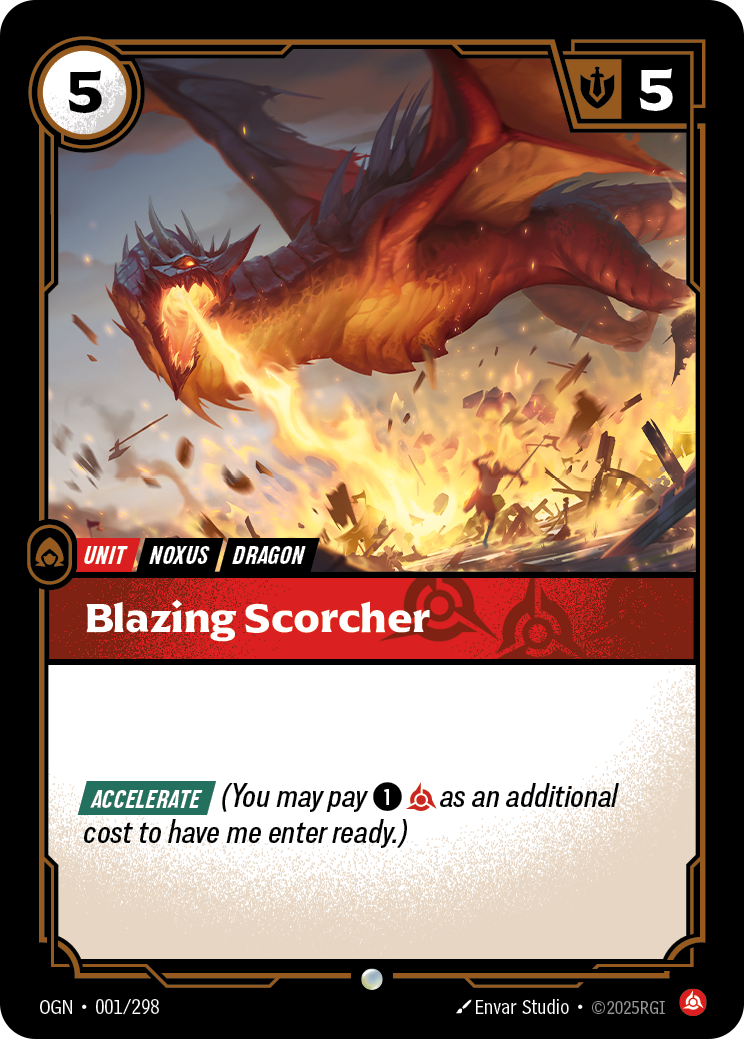 Blazing Scorcher - 001/298 (Foil)