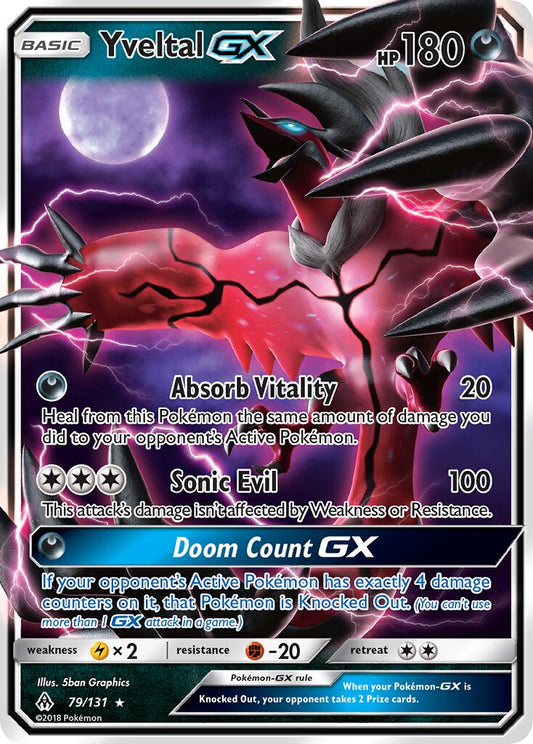 Yveltal-GX - 79/131 - Rare Holo GX