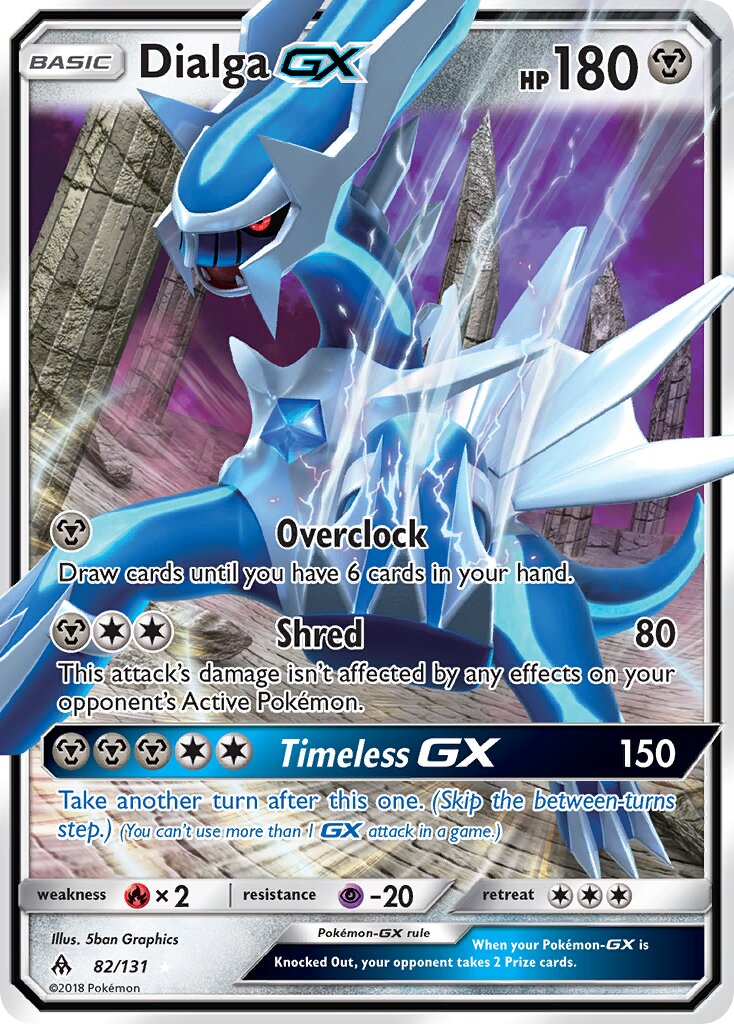 Dialga-GX - 82/131 - Rare Holo GX