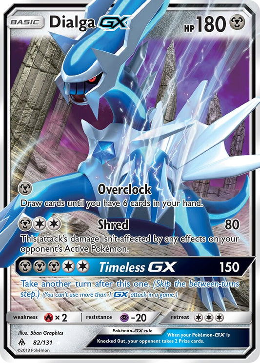 Dialga-GX - 82/131 - Rare Holo GX