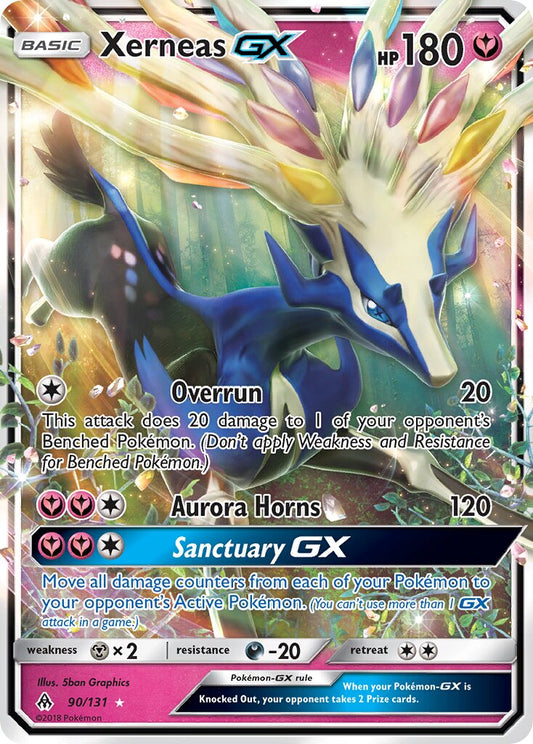 Xerneas-GX - 90/131 - Rare Holo GX