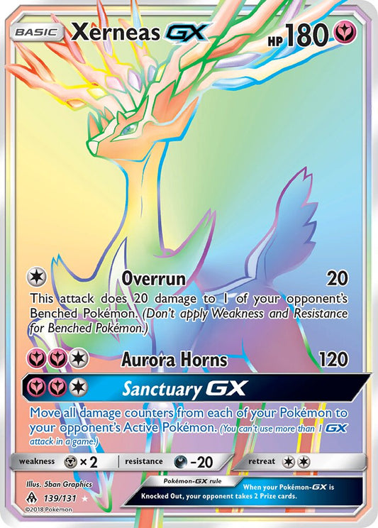 Xerneas-GX - 139/131 - Rare Rainbow