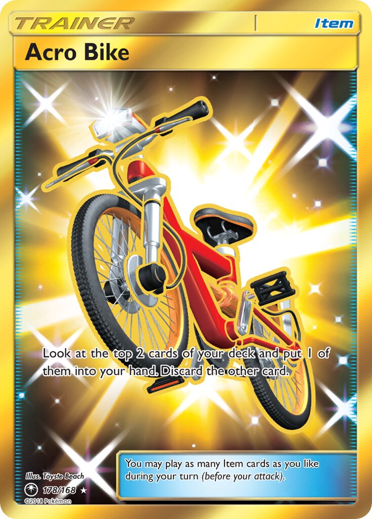 Acro Bike - 178/168 - Rare Secret