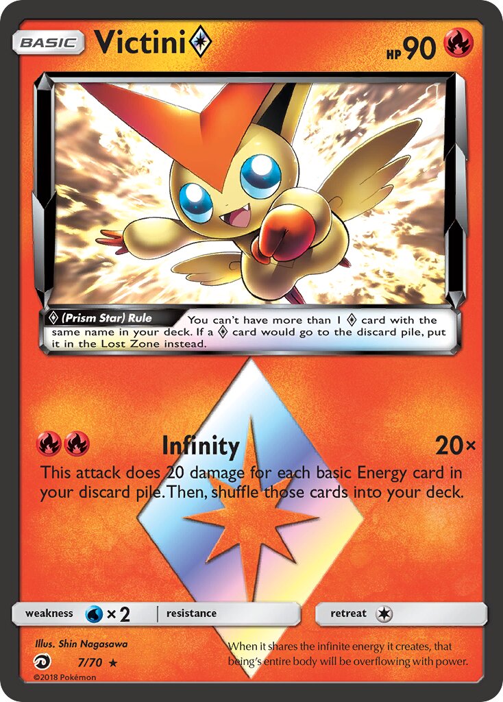 Victini ◇ - 7/70 - Rare Prism Star