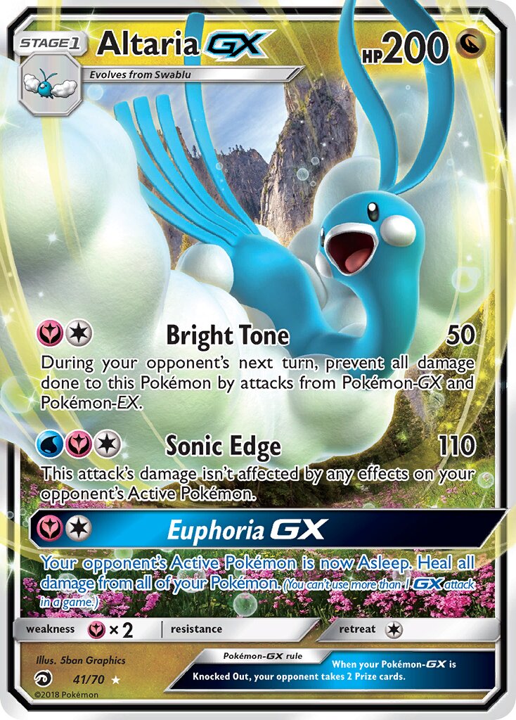 Altaria-GX - 41/70 - Rare Holo GX