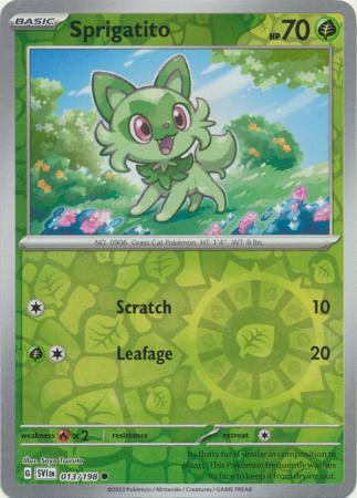 Sprigatito - 013/198 - Common Reverse Holo (Español)
