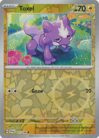 Toxel - 071/198 - Common Reverse Holo (Español)