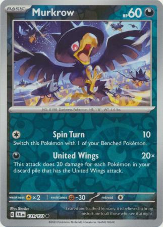 Murkrow - 131/193 - Common Reverse Holo (Español)