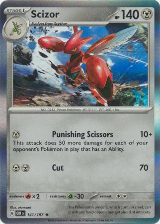 Scizor - 141/197 - Holo Rare (Español)