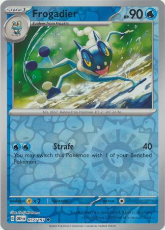 Frogadier - 057/197 - Uncommon Reverse Holo (Español)