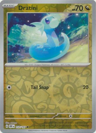 Dratini - 157/197 - Common Reverse Holo
