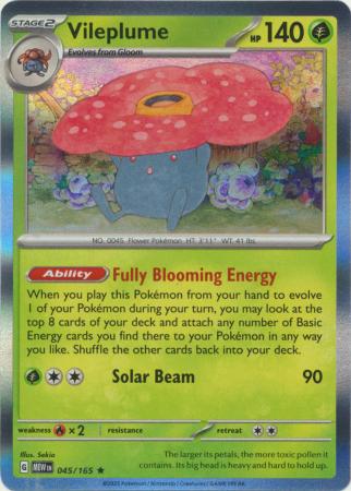 Vileplume - 045/165 - Holo Rare (Español)