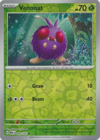 Venonat - 048/165 - Common Reverse Holo (Español)