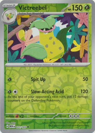 Victreebel - 071/165 - Uncommon Reverse Holo (Español)