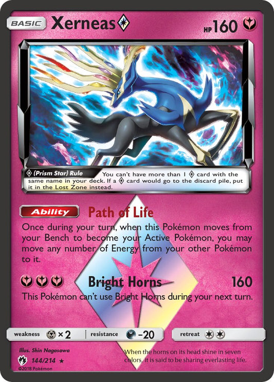 Xerneas ◇ - 144/214 - Rare Prism Star