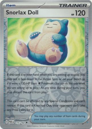 Snorlax Doll - 175/182 - Uncommon Reverse Holo