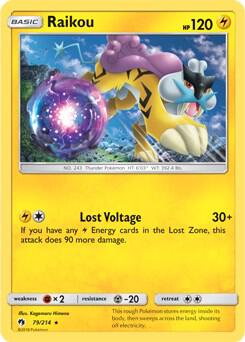 Raikou - 79/214 (SM Lost Thunder) - 079/214 - Holo Rare