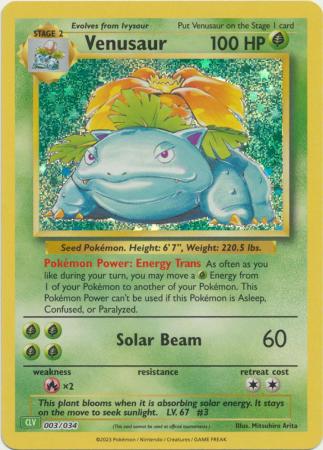 Venusaur - 003/034 - CLV
