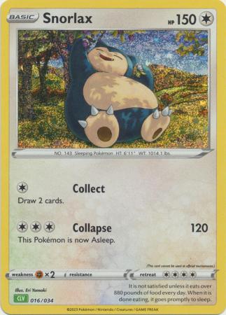 Snorlax - 016/034 - CLV